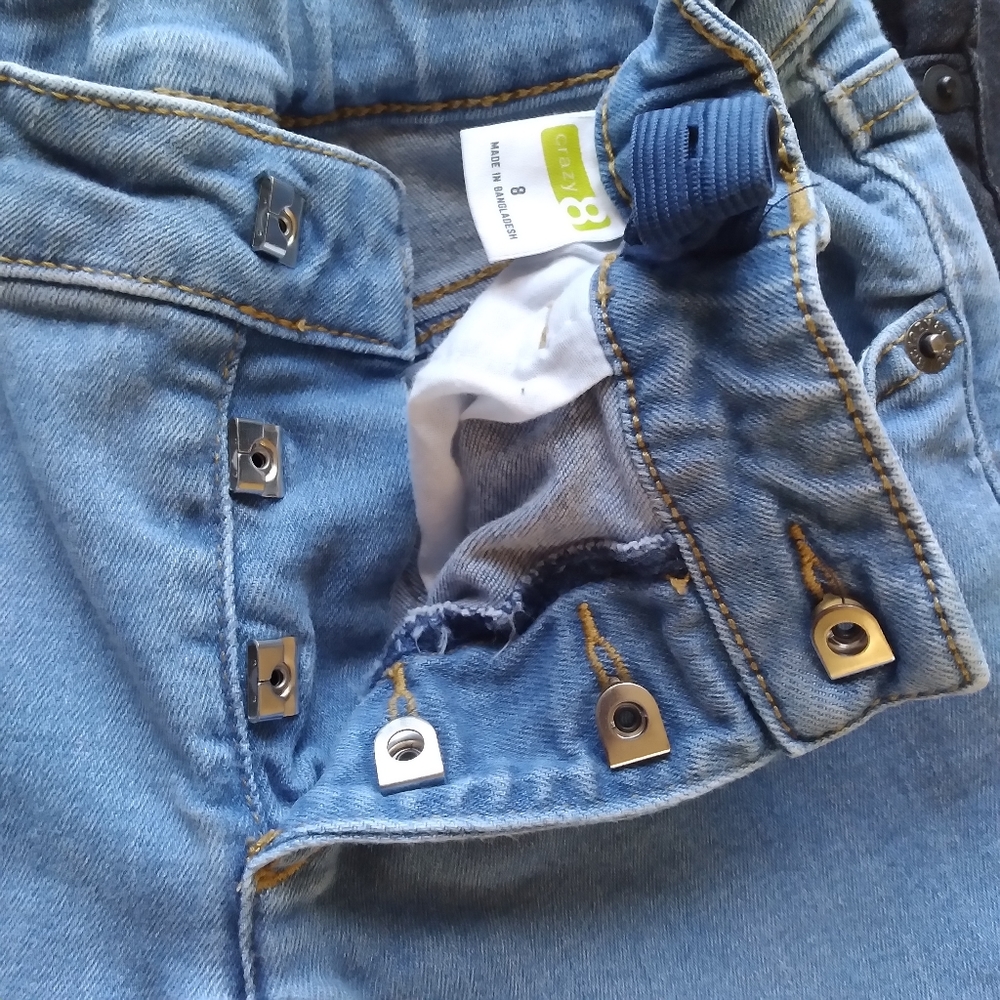 #305-9 Girls Children's Place Jean Bundle Super Skinny - Picture 9 of 16
